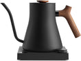 Load image into Gallery viewer, Fellow Stagg EKG Pro Electric Gooseneck Kettle - Pour-Over Coffee and Tea, Quick Heating, Precise Temperature Control, Scheduling, Built-in Brew Timer, Matte Black with Walnut Wood Handle, 0.9 Liter