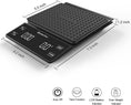 Load image into Gallery viewer, KitchenTour Coffee Scale with Timer 3kg/0.1g High Precision Pour Over Drip Espresso Scale with Back-Lit LCD Display (Batteries Included)