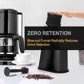 Load image into Gallery viewer, Coffee Grinder, Viesimple Gen 4, Single Dose Burr Coffee Grinders with Magnetic Dosing Cup, Electric Coffee Bean Grinder with Anti-Static Design, Espresso Grinder Compact & Quiet for Home Use Black