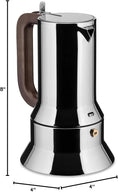 Load image into Gallery viewer, Alessi Espresso Maker 300ml 9090 by Richard Sapper, 6 Espresso Cups