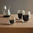 Load image into Gallery viewer, Double-Walled Kinto KRONOS Coffee Cups - Maintain Temperature - Prevent Condensation - 250 ml (8.45 fl. oz.) each - Set of 2