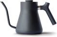 Load image into Gallery viewer, Fellow Stagg Stovetop Pour-Over Coffee and Tea Kettle - Gooseneck Teapot with Precision Pour Spout, Built-In Thermometer, Matte Black, 1 Liter