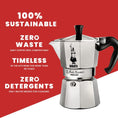 Load image into Gallery viewer, Bialetti Moka Express 6 Cup, 1 EA, silver, 6800, 06800