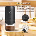 Load image into Gallery viewer, Portable Electric Burr Coffee Grinder with 40 Adjustable Settings, Small Electric Rechargeable Mini Coffee Grinder with Multiple Grinding Settings