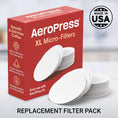 Load image into Gallery viewer, AeroPress XL Replacement Filter Pack - Micro-filters For AeroPress XL Coffee And Espresso-Style Coffee Maker, (200 count)