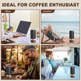 Load image into Gallery viewer, Portable Electric Burr Coffee Grinder with 40 Adjustable Settings, Small Electric Rechargeable Mini Coffee Grinder with Multiple Grinding Settings