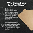 Load image into Gallery viewer, Vianté V60 Coffee Filters. Pour Over Coffee Filter Size 2 Brown Unbleached Filters From Natural Bamboo Fibers (200 Count)