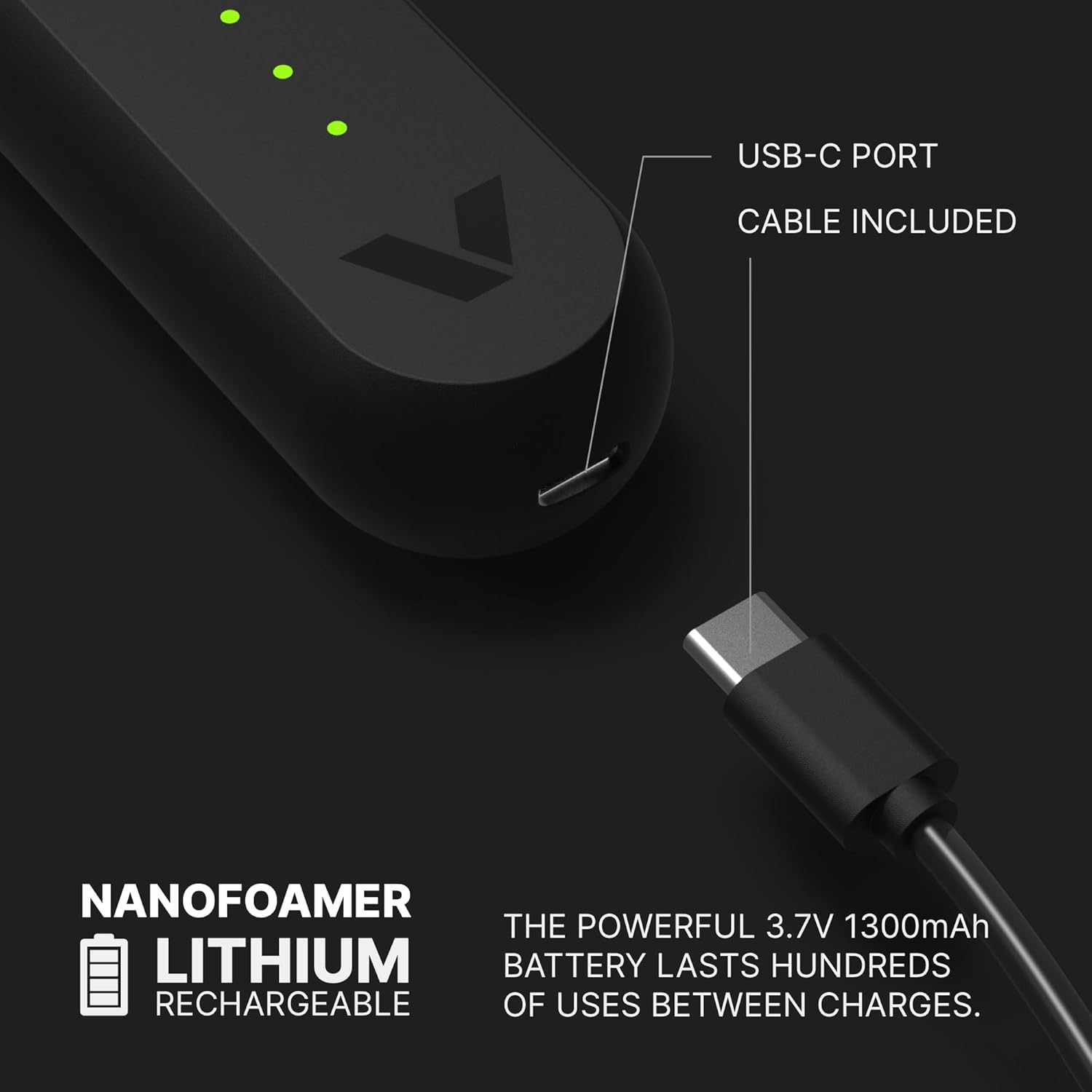 Subminimal Performance Milk Foamer - NanoFoamer Lithium Handheld Frother - Rechargeable, Dual-Speed - Microfoamed Milk in 30 Seconds, Barista-Style Coffee Drinks at Home - White Special Edition